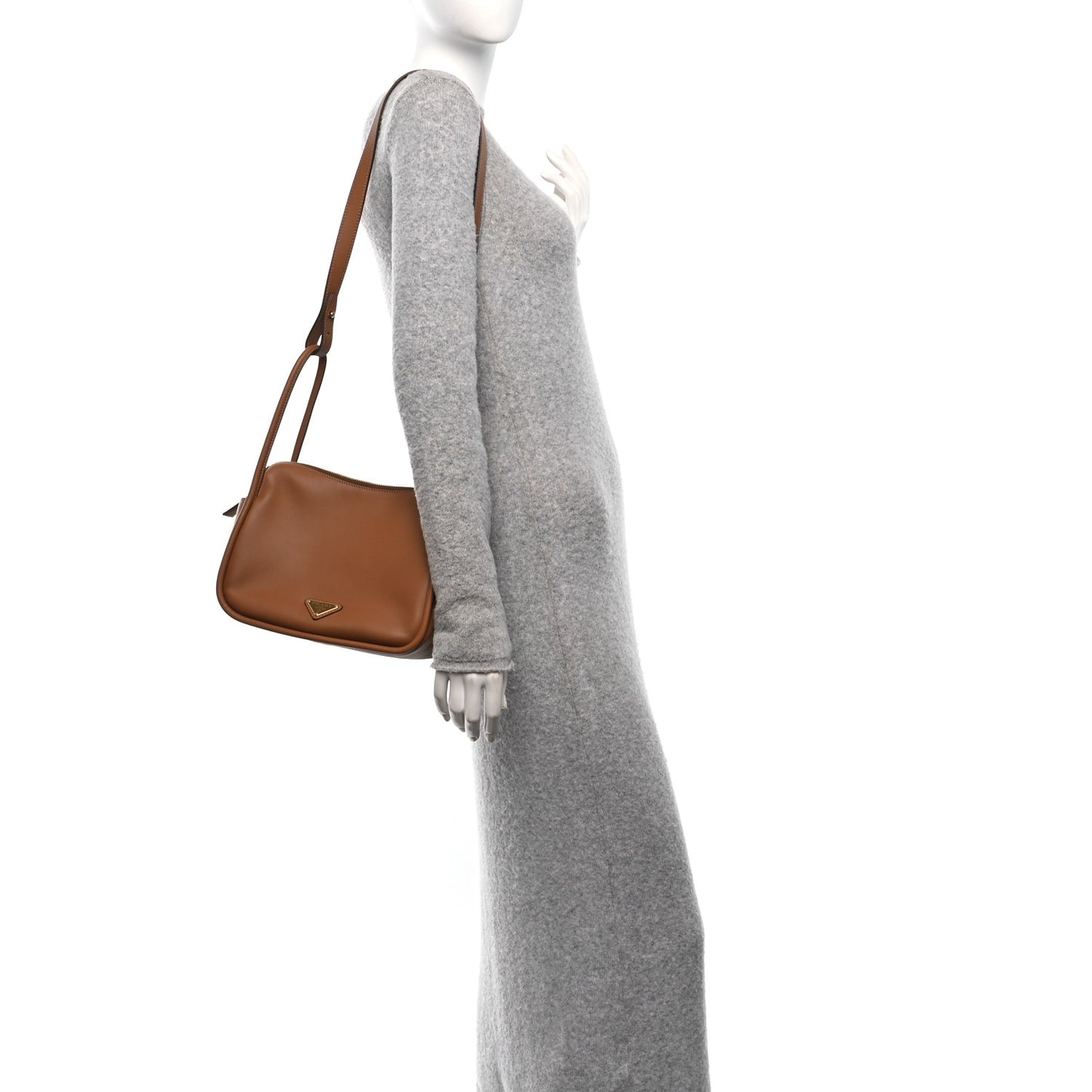 Soft Calfskin Darling Shoulder Bag Caramel