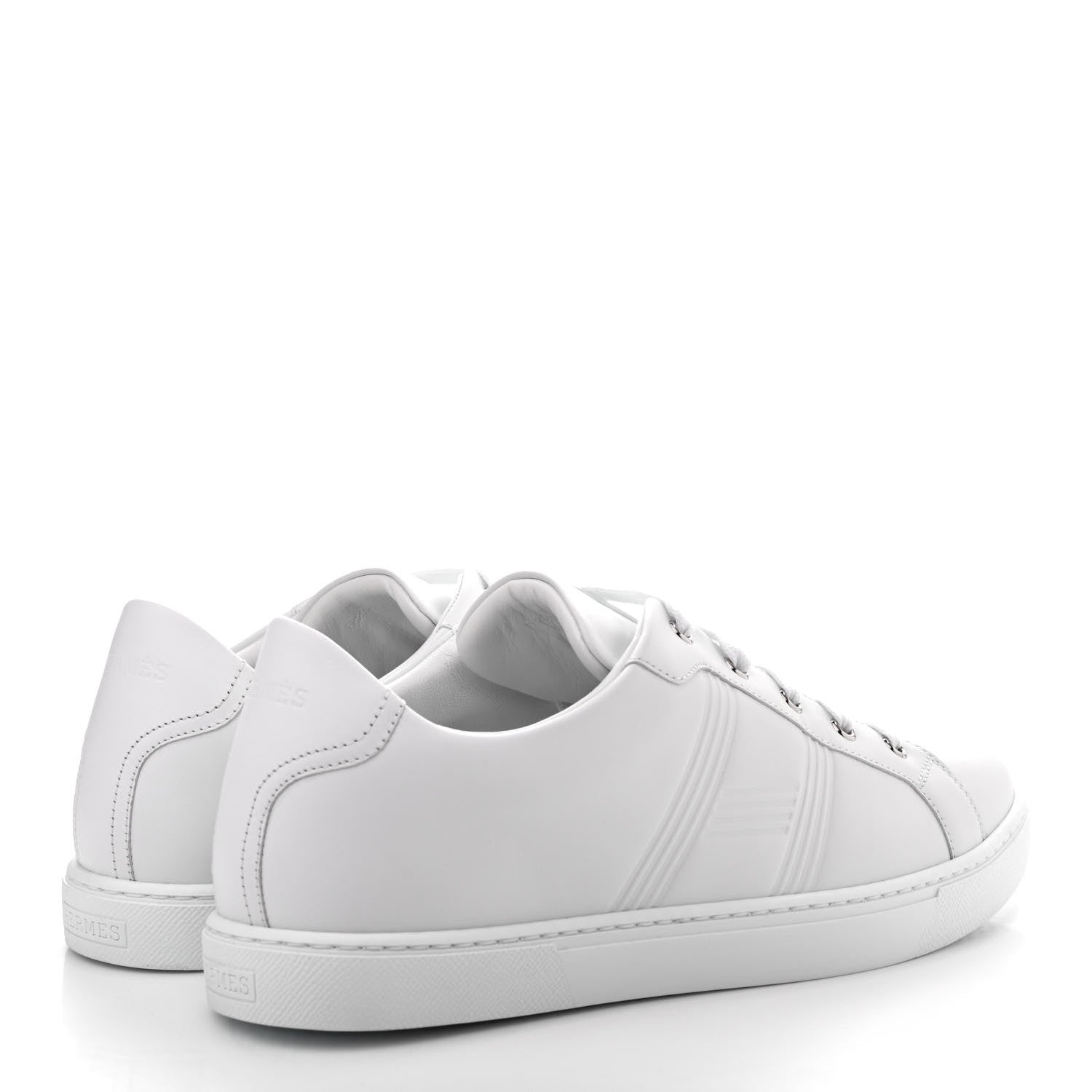 Hermes Calfskin Mens Avantage Sneakers 43 White 4 of 7
