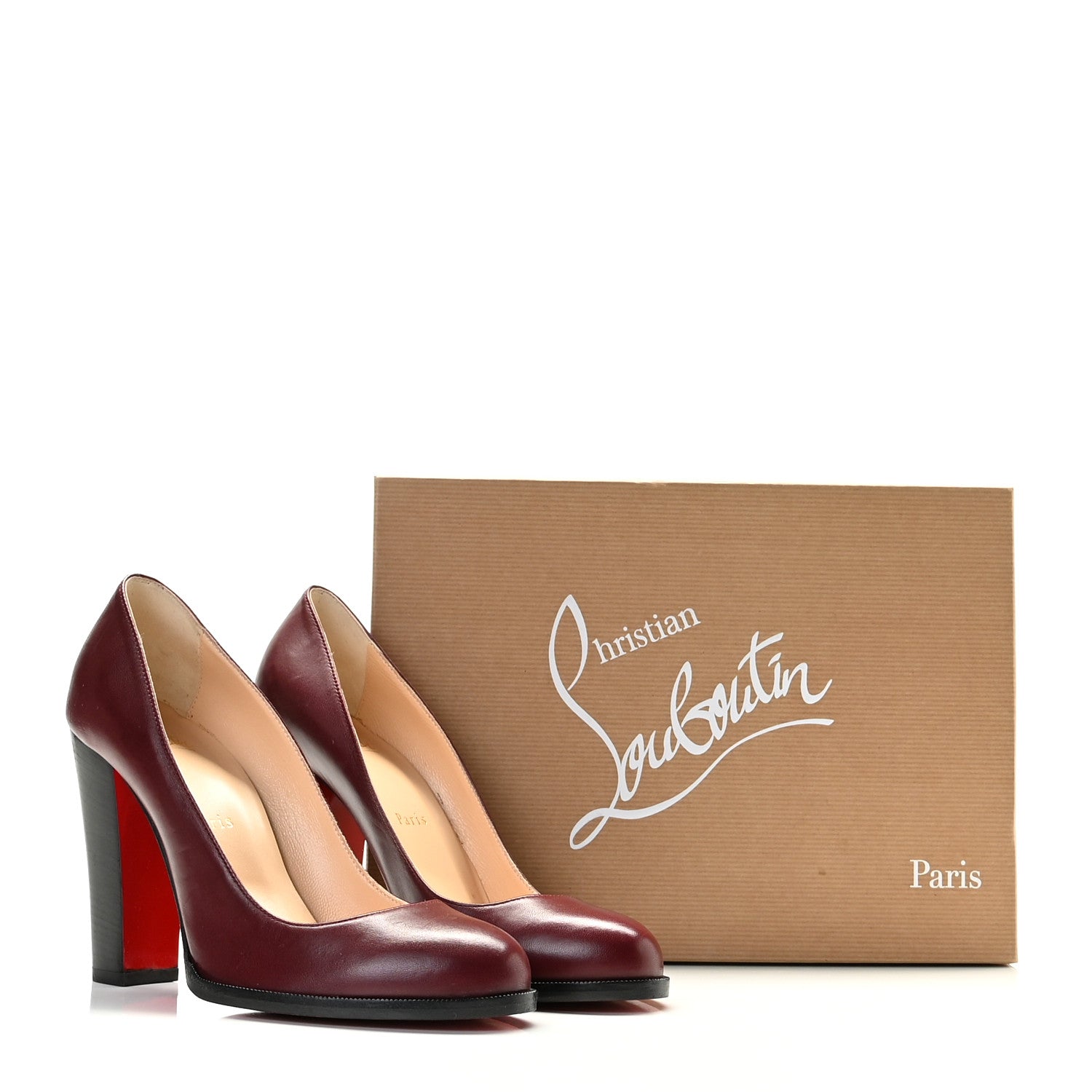 Christian Louboutin Shiny Nappa London B 100 Pumps 38.5 Orthodoxe 4 of 16