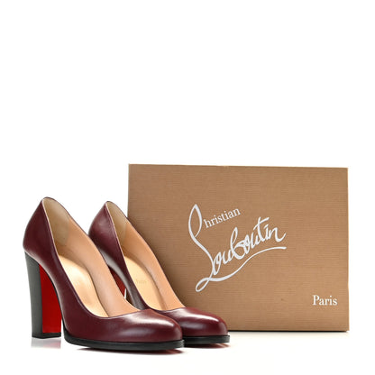 Christian Louboutin Shiny Nappa London B 100 Pumps 38.5 Orthodoxe 4 of 16