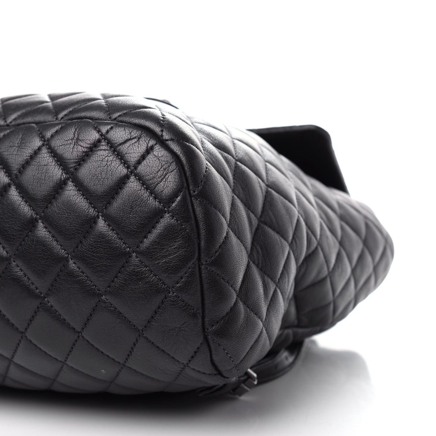 Calfskin Quilted Large Urban Spirit Backpack Navy Blue
