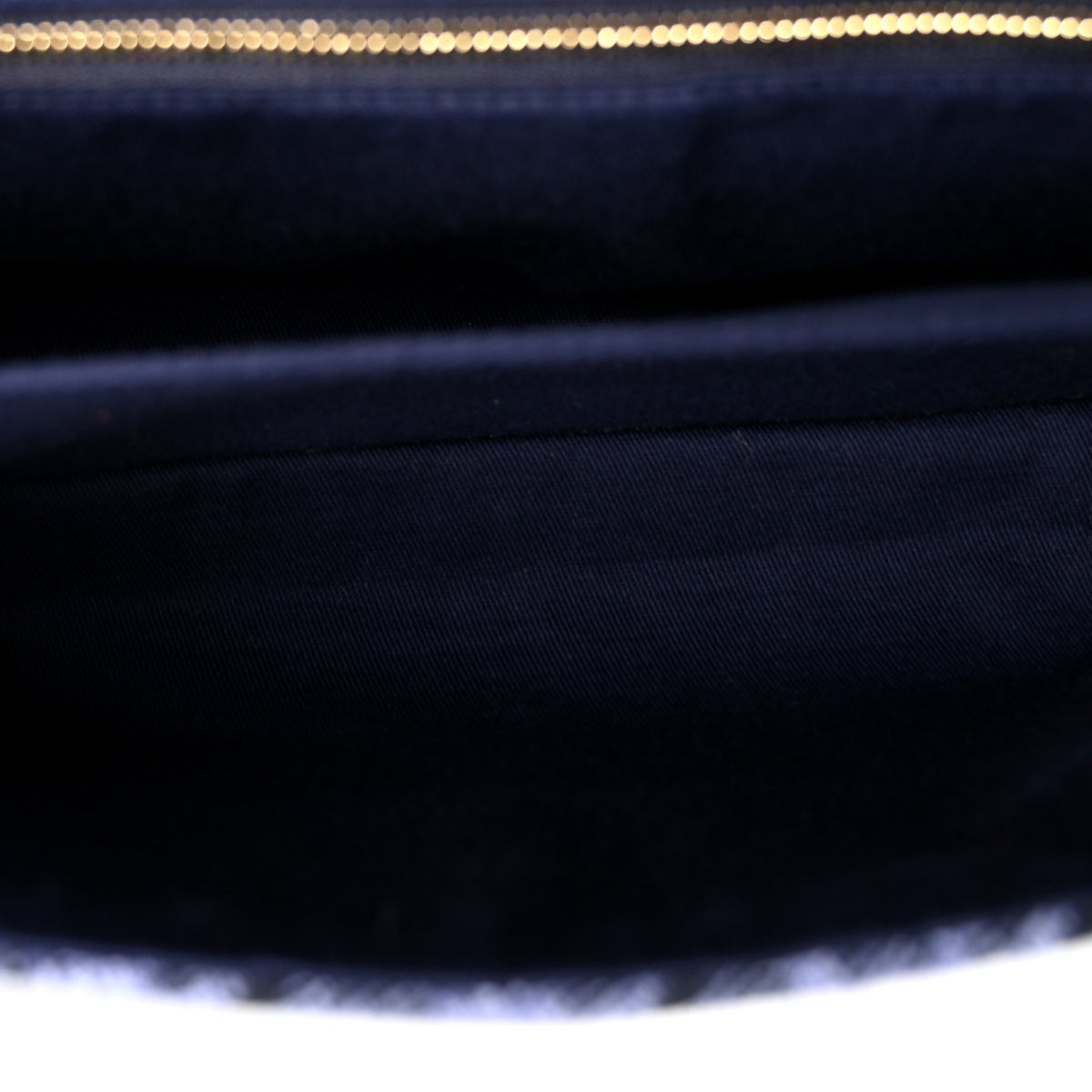 Salvatore Ferragamo Jacquard Gancini Monogram Small Mia Crossbody Bag Denim Midnight Blue 5 of 11