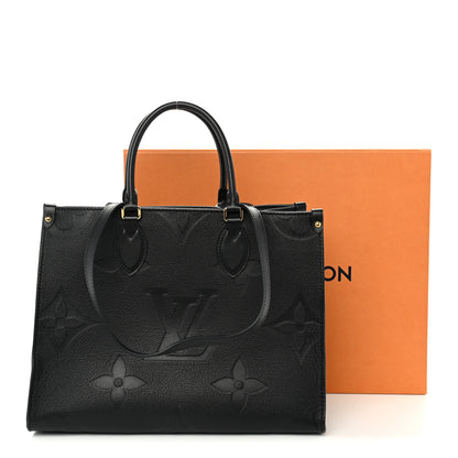 Louis Vuitton Empreinte Monogram Giant Onthego MM Black 10 of 10
