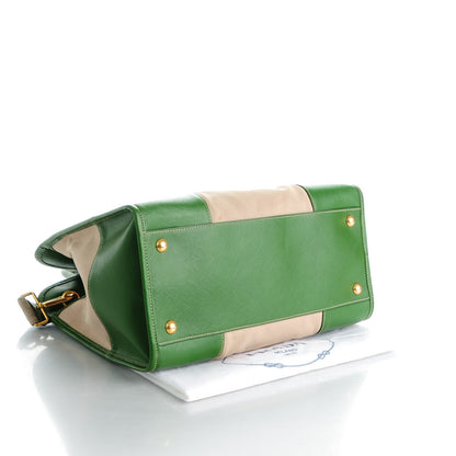 Prada Canapa Saffiano Shopping Tote Corda Larice 4 of 9