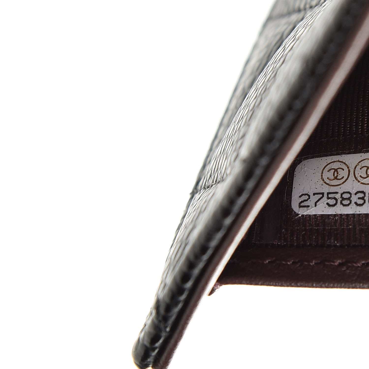 Chanel Caviar Quilted Compact Flap Wallet Black 8 of 9
