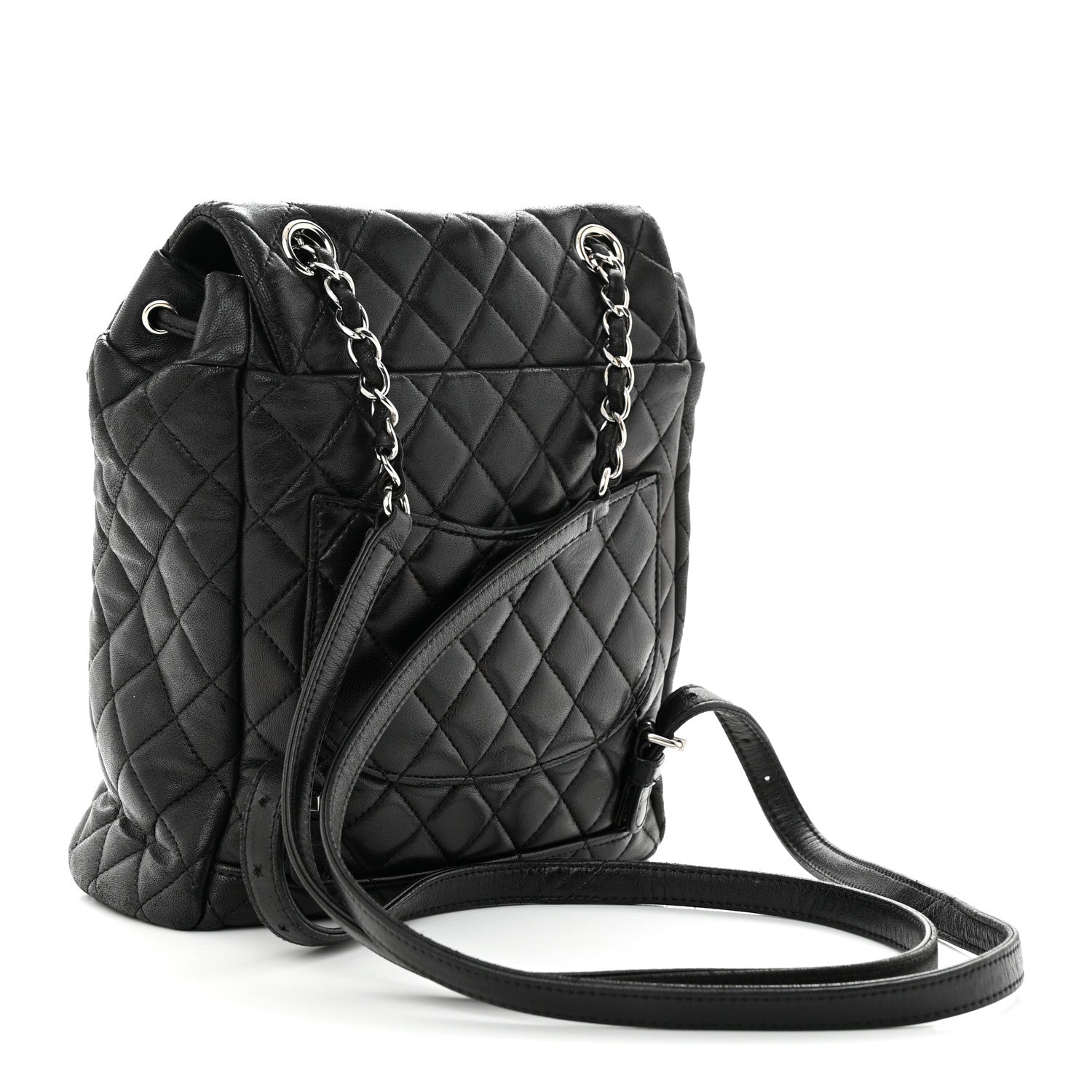 Chanel Lambskin Quilted Small Urban Spirit Backpack Black 3 of 15