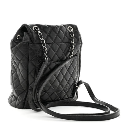 Chanel Lambskin Quilted Small Urban Spirit Backpack Black 3 of 15