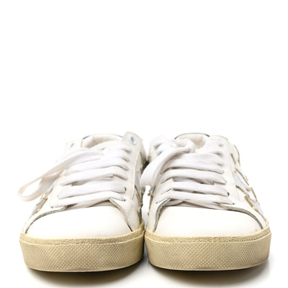 Saint Laurent Nappa Star Court Sneakers 37.5 Off White 2 of 9