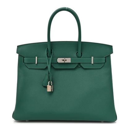 Hermes Epsom Birkin 35 Malachite 1 of 11