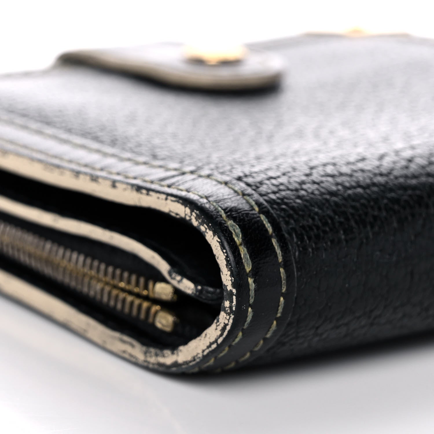 Louis Vuitton Suhali Compact Zipped Wallet Black 8 of 14