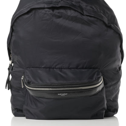 Saint Laurent Nylon City Fold Up Backpack Belt Bag Black 12 of 16