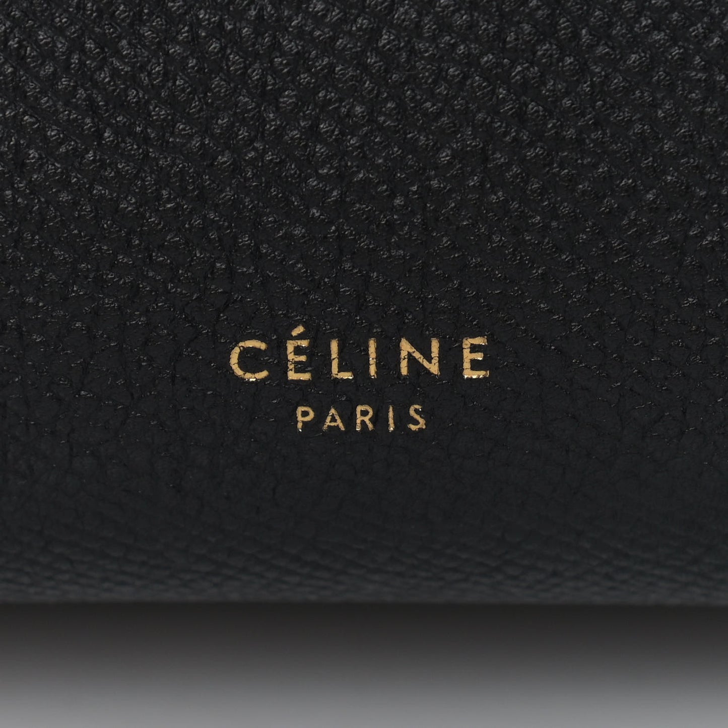 Grained Calfskin Micro Belt Bag Black