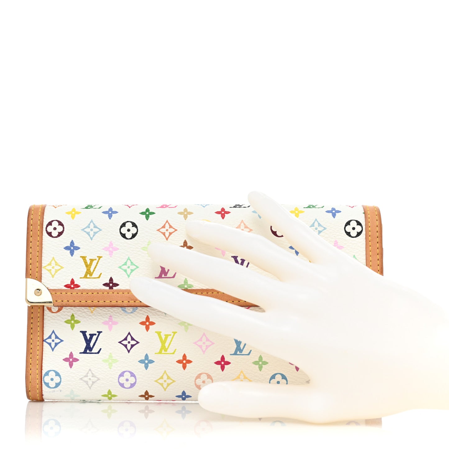 Monogram Multicolor Porte Tresor International Wallet White