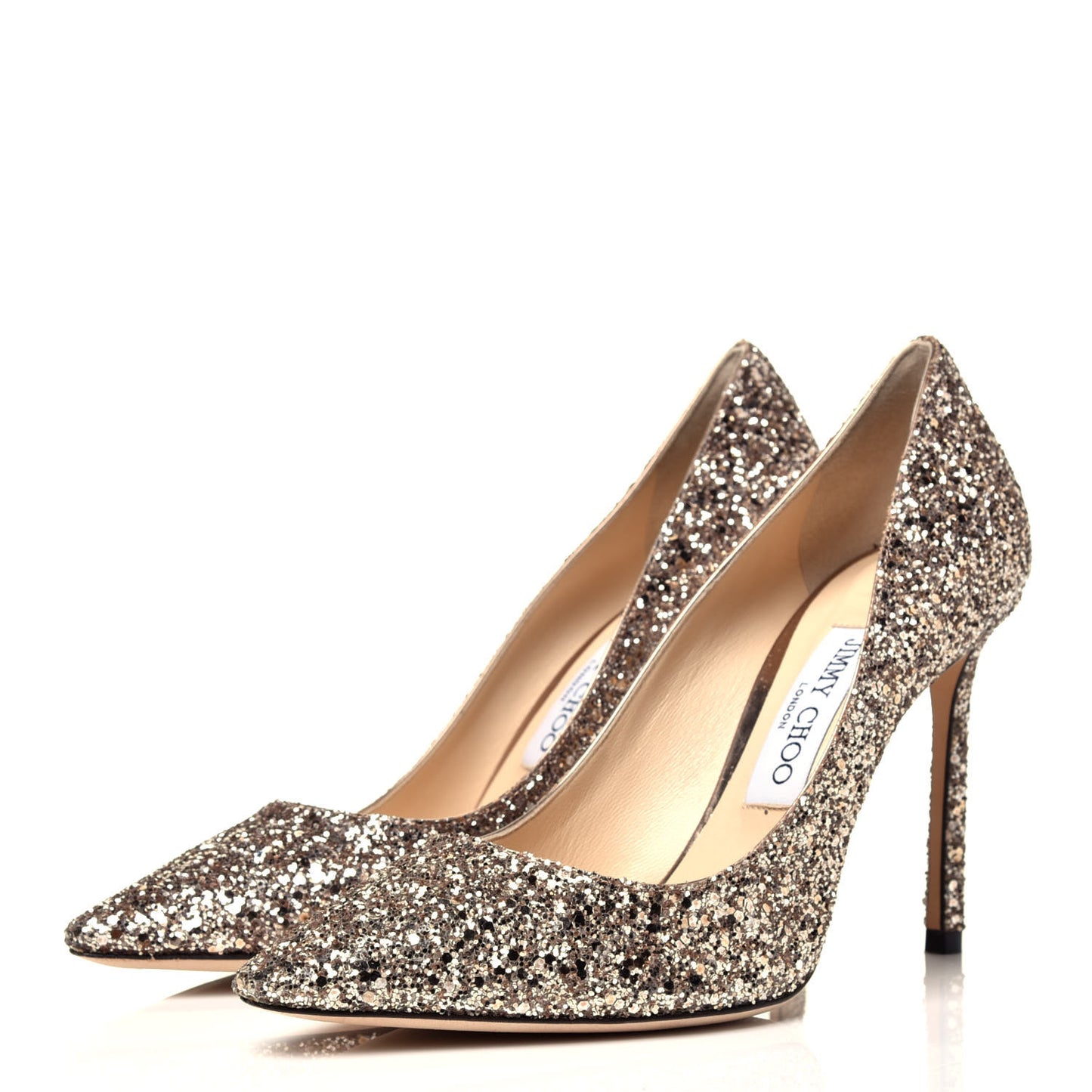 Coarse Glitter Romy 100 Pumps 37.5 Ballet Pink