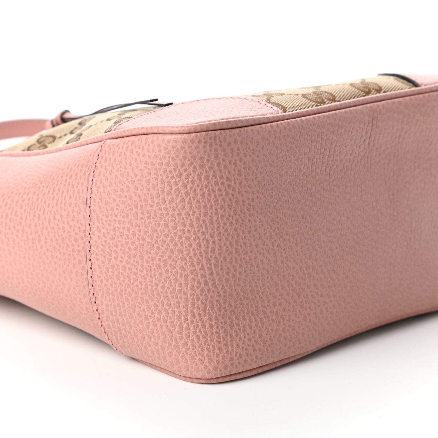Monogram Small Bree Tote Beige Soft Pink