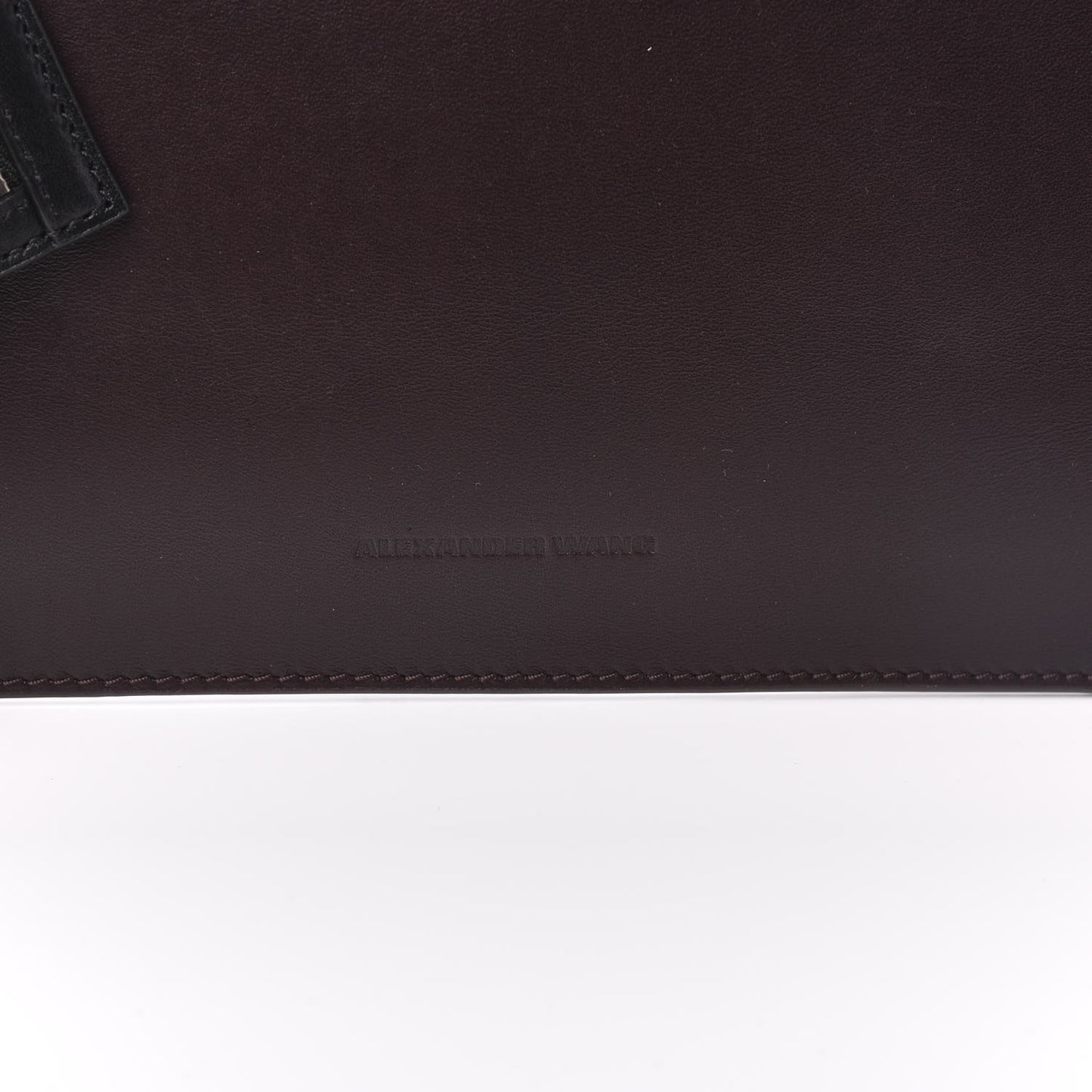 Smooth Calfskin Genesis Box Chain Bag Oxblood