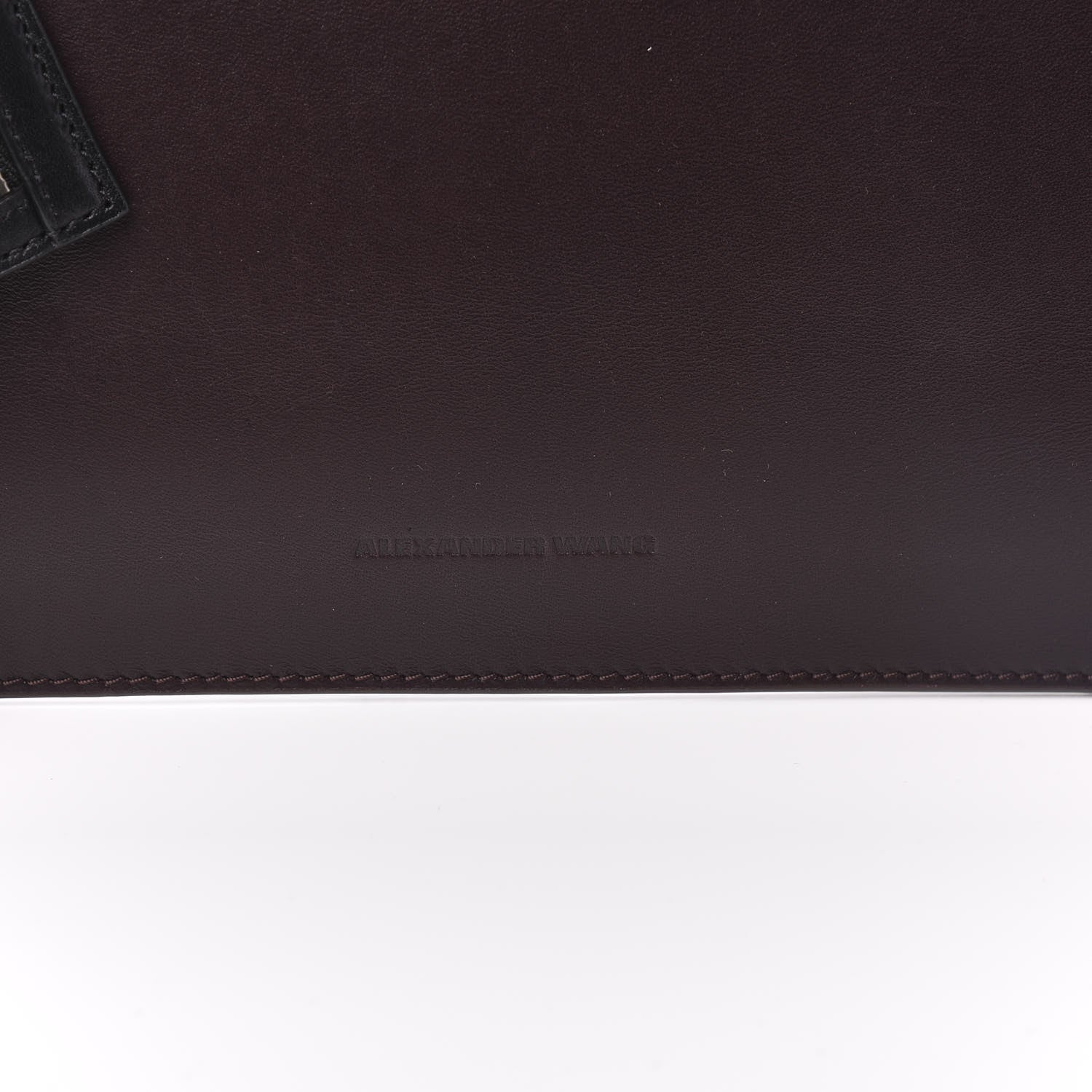 Alexander Wang Smooth Calfskin Genesis Box Chain Bag Oxblood 10 of 10