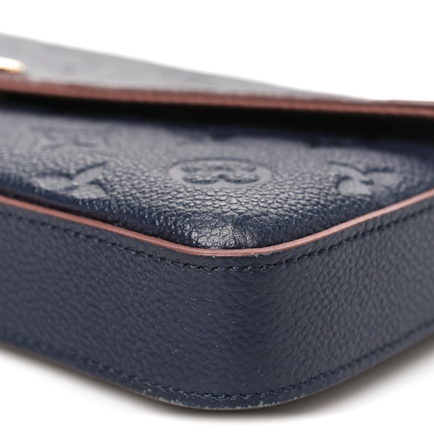 Empreinte Pochette Felicie Chain Wallet Marine Rouge