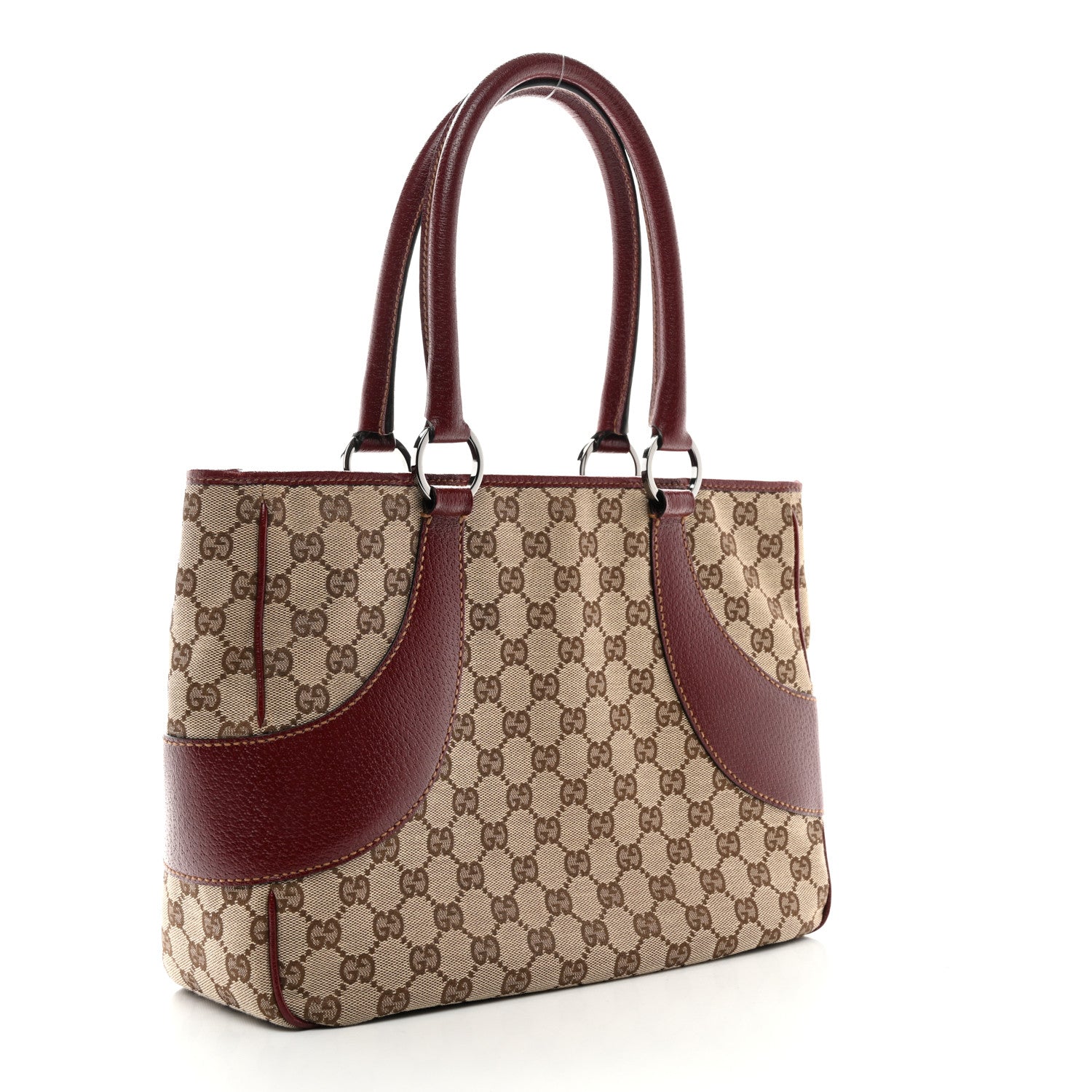 Gucci Monogram Shoulder Bag Red 3 of 12