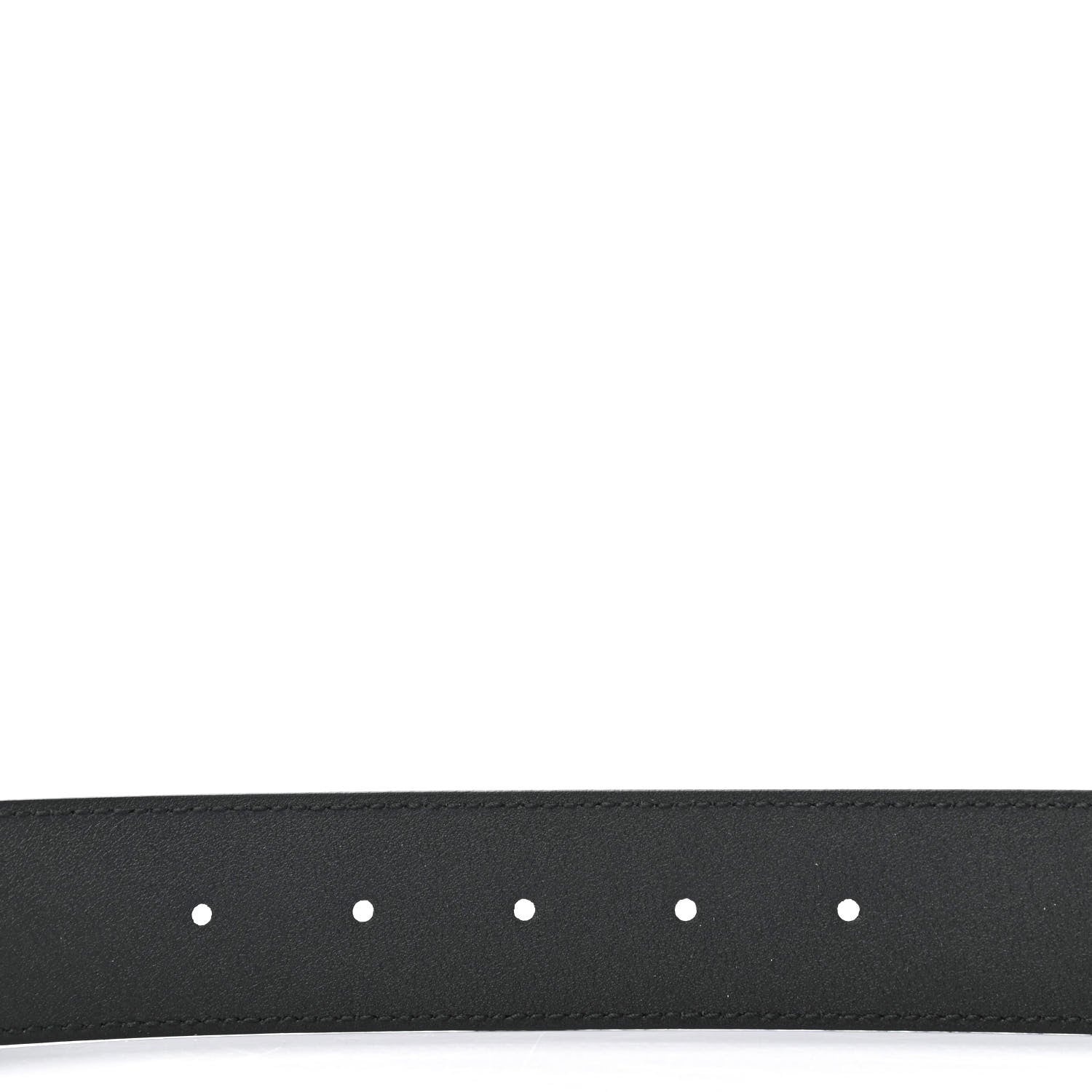 Gucci Calfskin Interlocking G 37mm Belt 85 34 Black 3 of 4