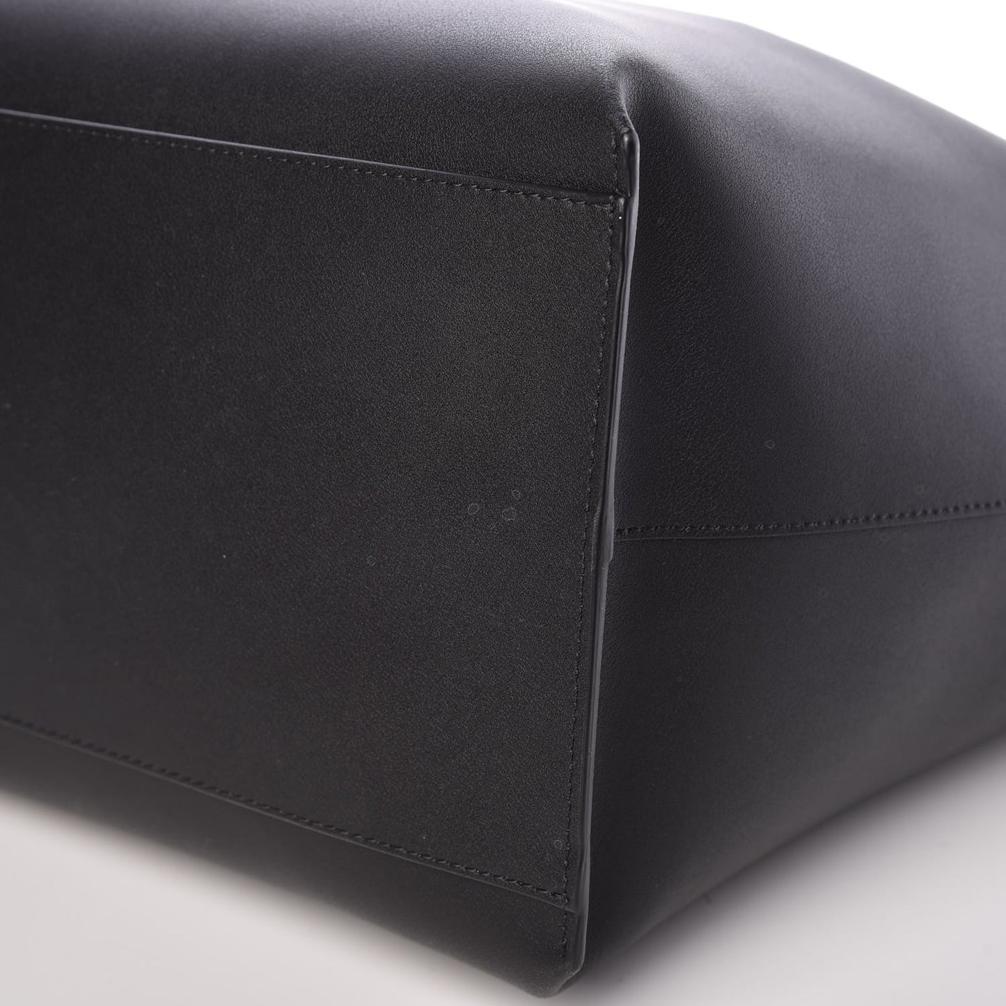 Calfskin Medium GV Shopper Tote Black