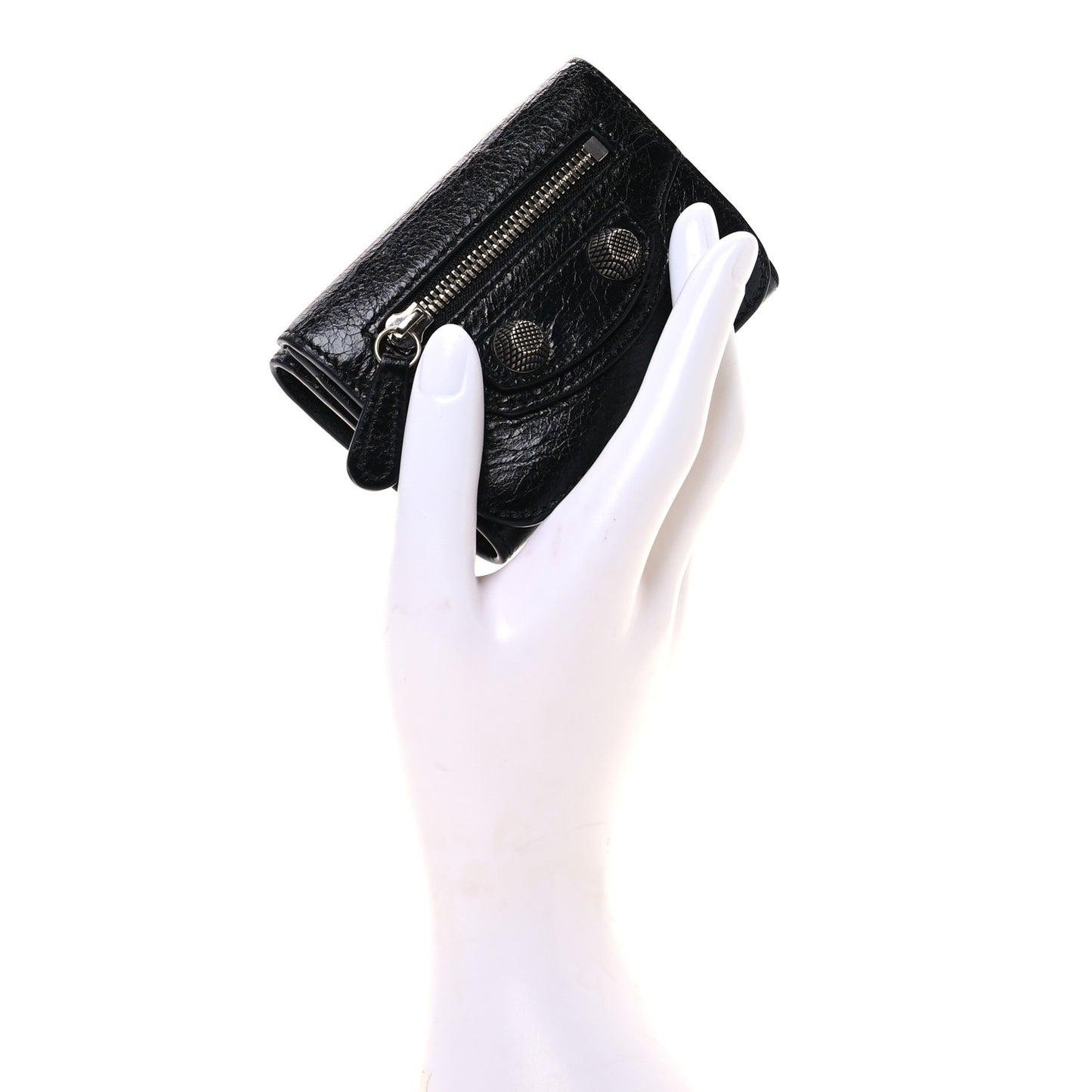 Agneau Arena Le Cagole Mini Wallet Black