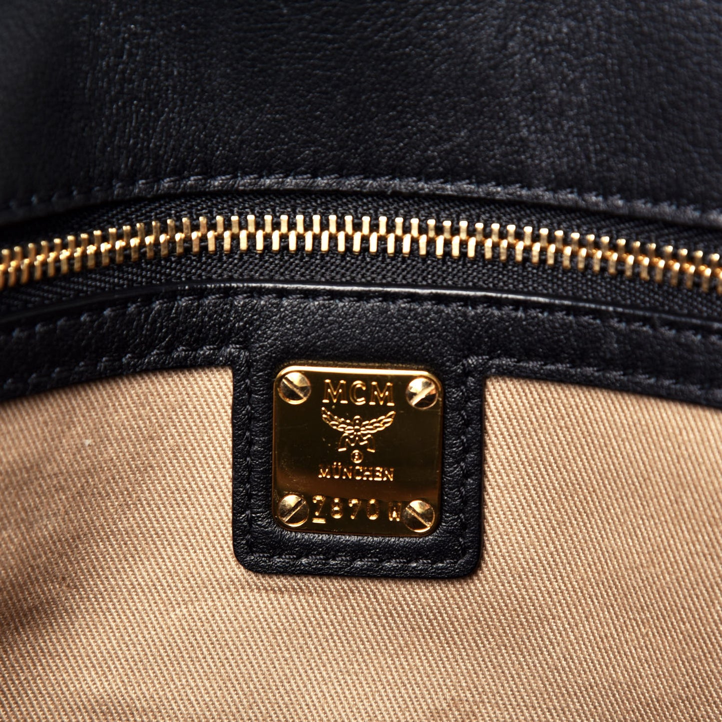 Visetos Millie Wallet On Chain Cognac Black