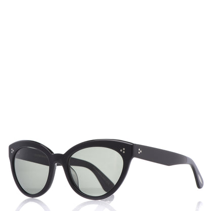 Oliver Peoples Acetate Cat Eye Roella Sunglasses Black 1 of 7