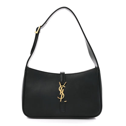 Saint Laurent Smooth Calfskin Le 5 A 7 Hobo Black 1 of 10
