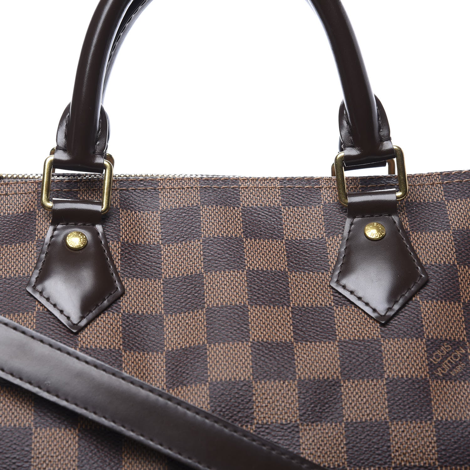 Louis Vuitton Damier Ebene Speedy Bandouliere 30 10 of 11