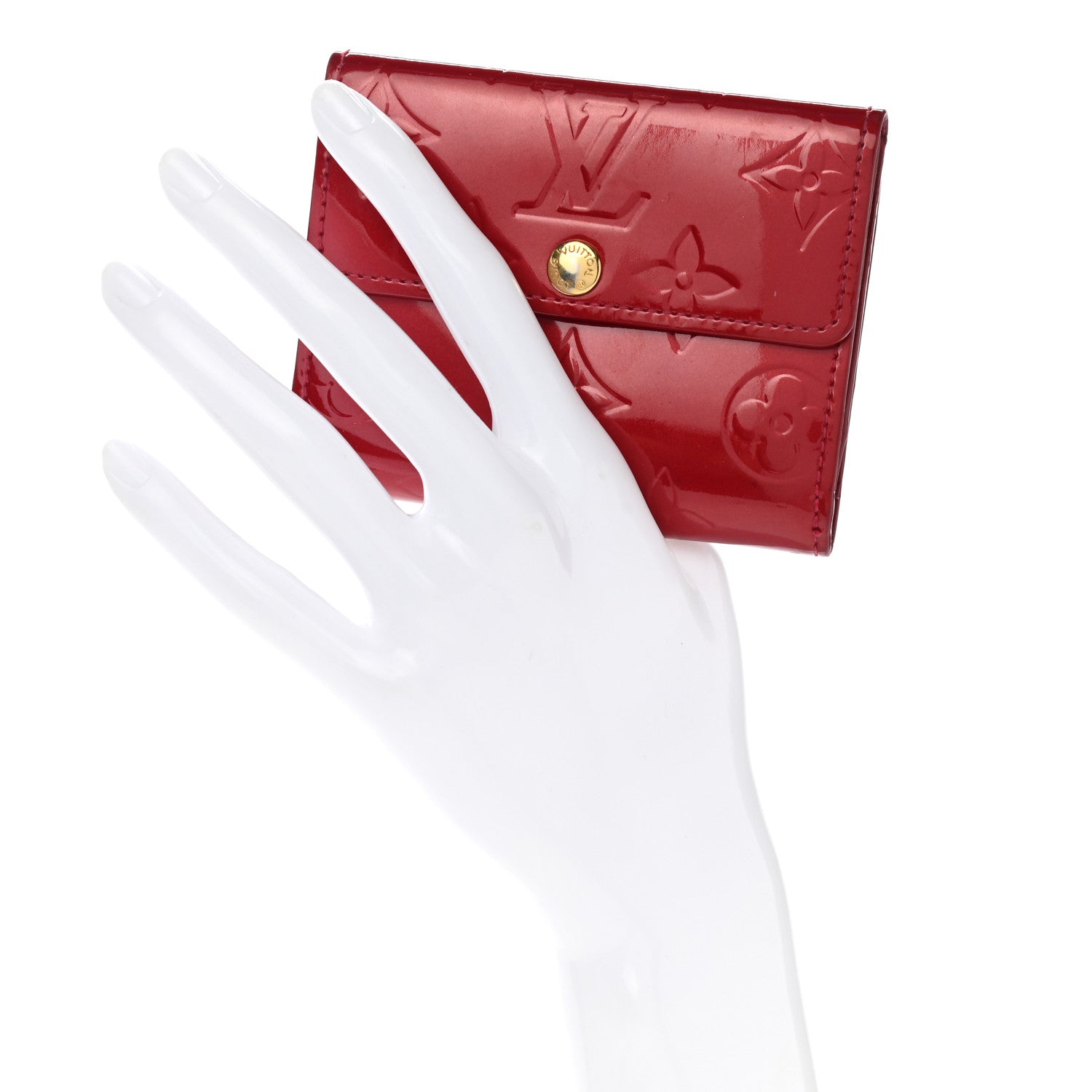 Louis Vuitton Vernis Elise Wallet Pomme D'Amour 4 of 14