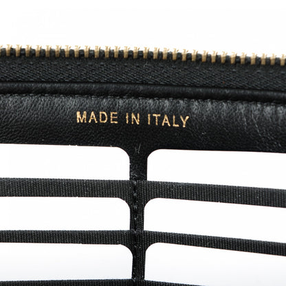 Chanel Lambskin Quilted Small Zipped Boy Pouch Black 7 of 8