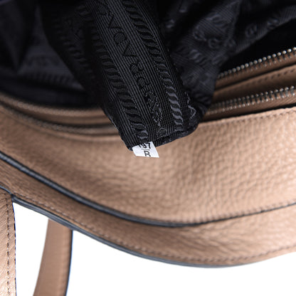 Prada Vitello Phenix Zip Shopping Tote Cammeo 6 of 10