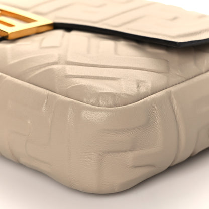 Fendi Nappa FF 1974 Embossed Baguette Nuvola 8 of 8