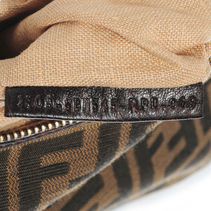 Fendi Zucca Nappa Nuvolata Vitello Tortuga Medium Spy Hobo Tobacco Moro 9 of 9