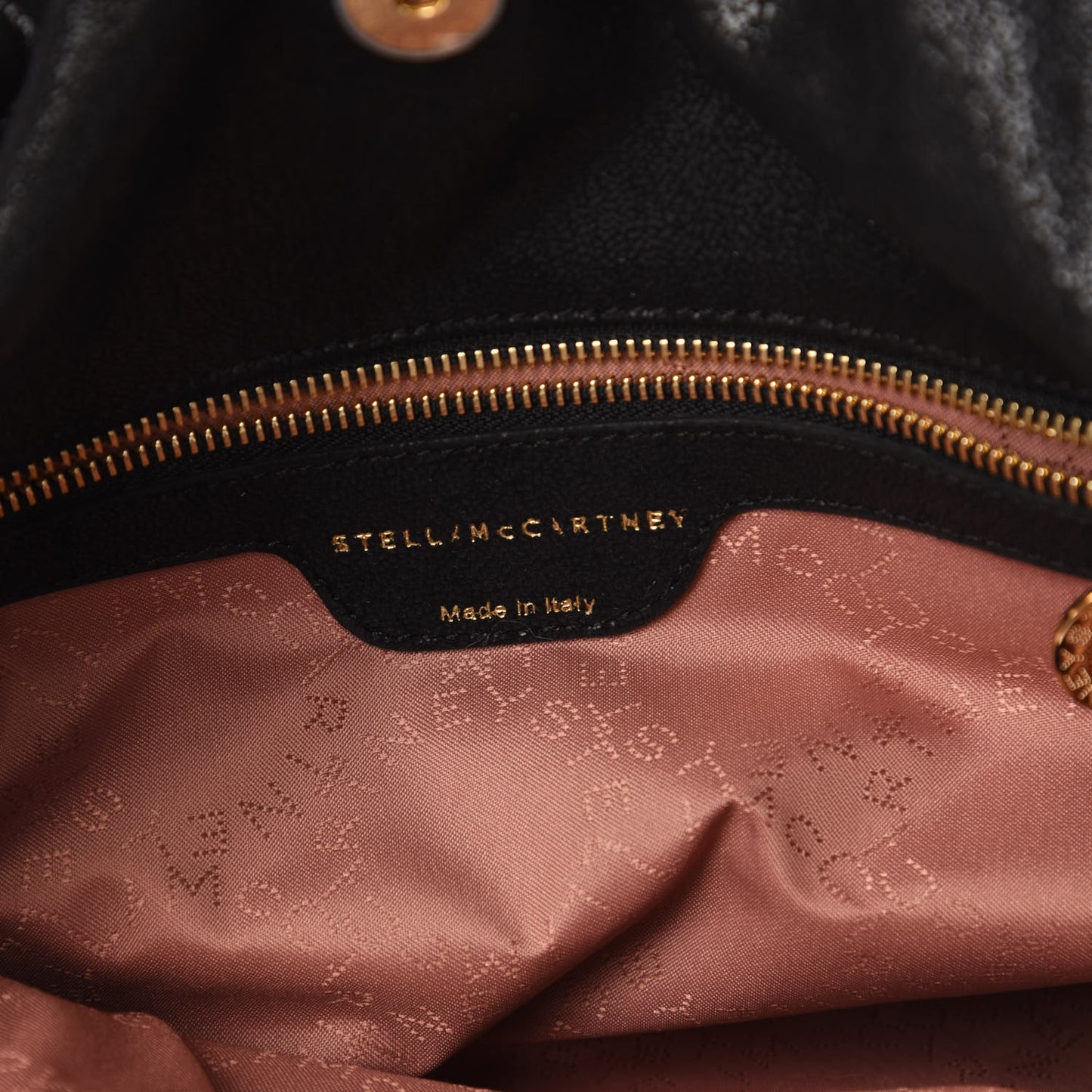 Shaggy Deer Falabella Fold Over Tote Black