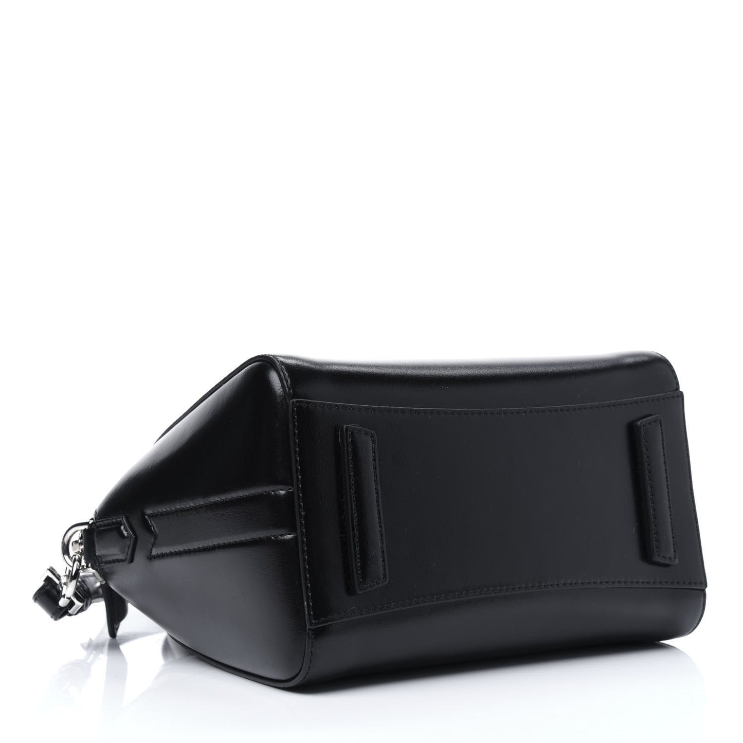 Shiny Lord Calfskin Mini Antigona Black