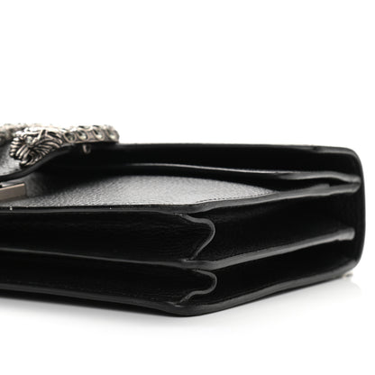 Gucci Pebbled Calfskin Small Dionysus Shoulder Bag Black 11 of 17