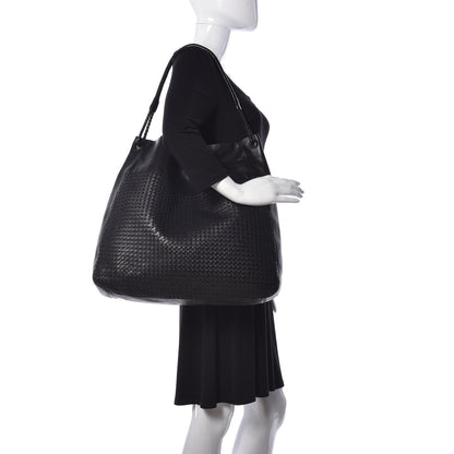 Bottega Veneta Nappa Intrecciato Braided Hobo Black 2 of 8