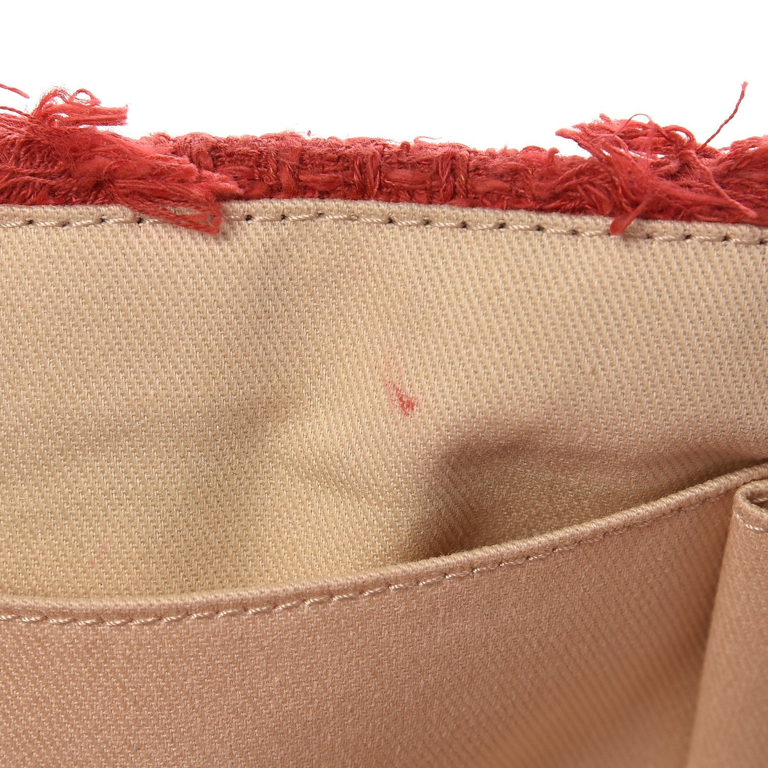 Chanel Tweed Nature Flap Red 8 of 8