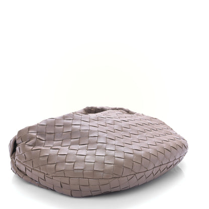 Bottega Veneta Nappa Intrecciato Teen Jodie Hobo Taupe Grey 4 of 9
