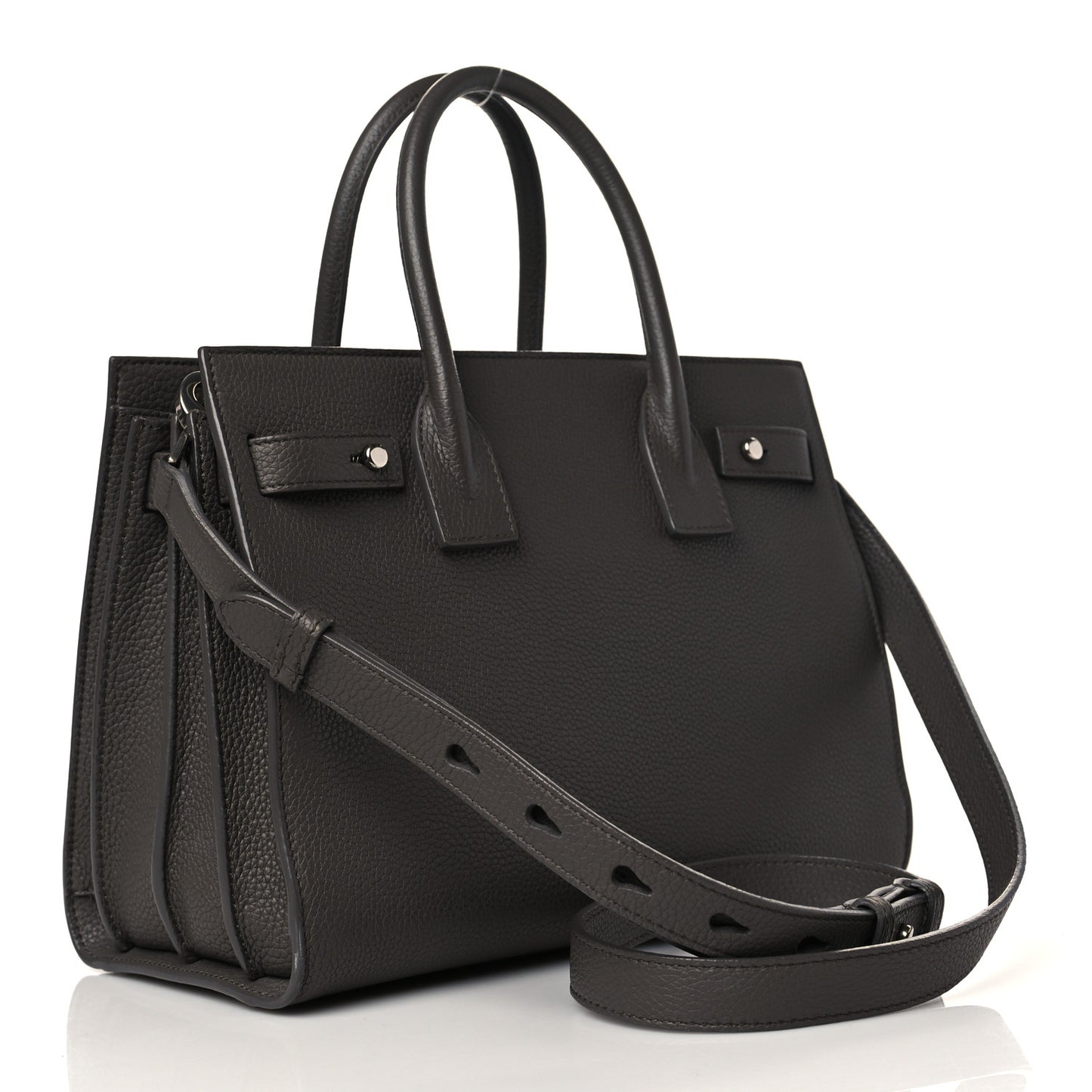Grained Calfskin Baby Sac De Jour Supple Bronze