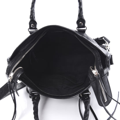 Balenciaga Agneau Classic Silver Hardware S City Black 5 of 9