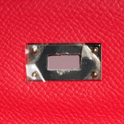 Hermes Epsom Kelly Tri-Fold Wallet Rouge Vif 11 of 15