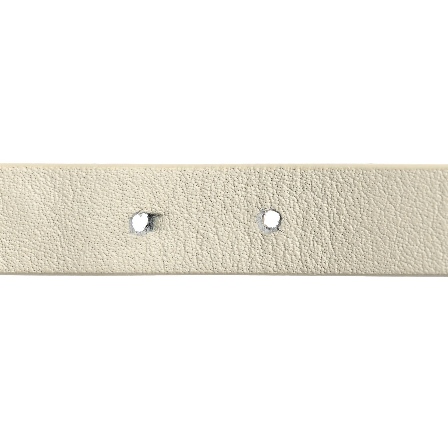Calfskin Bee Double Bracelet White