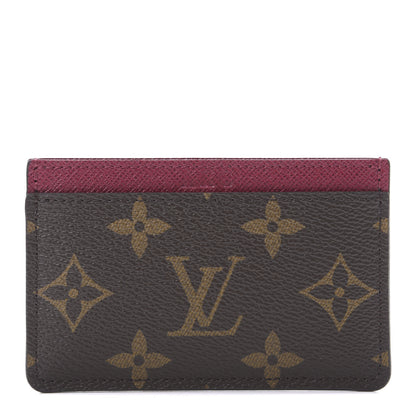 Louis Vuitton Monogram Card Holder Fuchsia 1 of 10