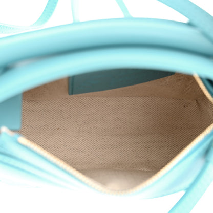 Loewe X HOWL'S MOVING CASTLE Satin Calfskin Heen Mini Puzzle Bag Light Blue 5 of 10