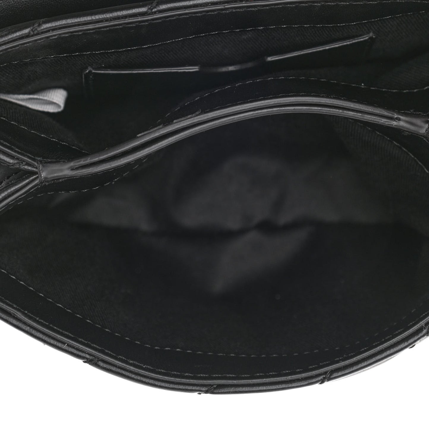 Calfskin Diagonal Quilted Jackhammer 19 Shoulder Bag Black