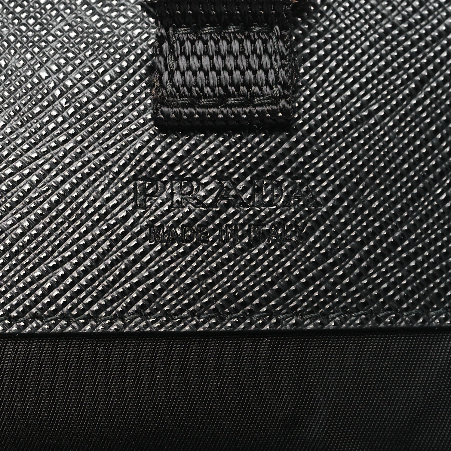 Prada Re-Nylon Saffiano Smartphone Case Crossbody Black 6 of 10