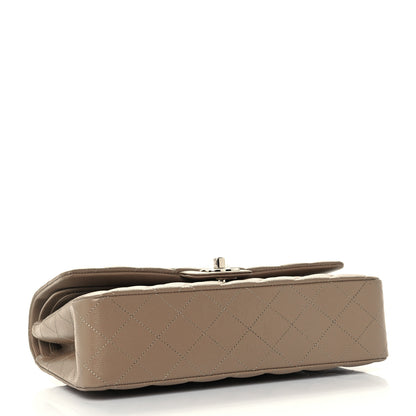 Chanel Caviar Quilted Medium Double Flap Dark Beige 4 of 12